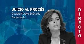 Soraya Sáenz de Santamaría declara como testigo en el juicio al procés (27/02/2019, mañana)