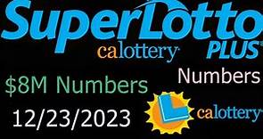 California SuperLotto Plus Winning Numbers 23 December 2023. CA Super Lotto Plus Drawing Result