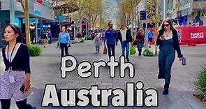 Perth city centre Australia 🇦🇺| 4k walking tour of Perth Western Australia | UHD 60fps