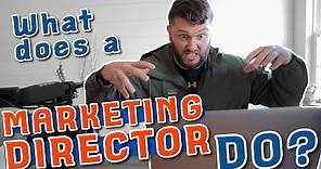 What does a MARKETING DIRECTOR do? | The key things every marketing director should be doing.