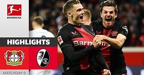 Flawless! Leverkusen Still Unbeaten! | Leverkusen - Freiburg 2-1 | Highlights | MD 9 – Bundesliga