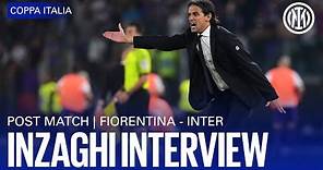 FIORENTINA 1-2 INTER | INZAGHI INTERVIEW 🎙️⚫🔵