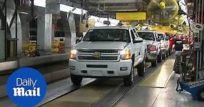 A look inside General Motors headquarters and assembly plants