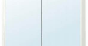 FAXÄLVEN mobile specchio/illuminaz integrata, bianco, 100x15x95 cm - IKEA Italia