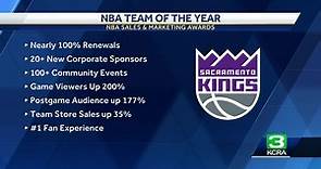 Sacramento Kings named NBA team of the year, get innovation award for the beam