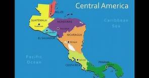 Mapas de Centroamérica con Nombres