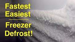 Simple Way to ● Defrost Your Freezer ( no effort ! )