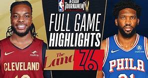 CAVALIERS at 76ERS | NBA IN-SEASON TOURNAMENT 🏆 | FULL GAME HIGHLIGHTS | November 21, 2023