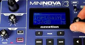 Novation // MiniNova synth tutorial: Insert FX