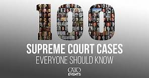 Introduction to Constitutional Law: 100 Supreme Court Cases Everyone Should Know