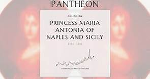 Princess Maria Antonia of Naples and Sicily Biography - Princess of Asturias