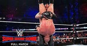 FULL MATCH - Undertaker vs. Triple H - No Disqualification Match: WWE Super Show-Down 2018