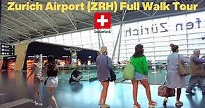 Zurich Switzerland Airport Walk Tour (Subtitles)