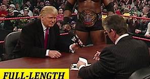 Mr. McMahon and Donald Trump's Battle of the Billionaires Contract Signing