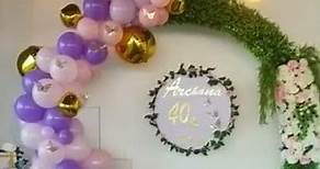 Styling a 40 th birthday party/40th birthday party ideas for women @starartscrafts2064