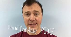 PDF Language Translator Online ⭐️ DocTranslator