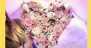 Create This STUNNING Funeral Heart Flower Tribute | How To | DIY Funeral Flowers