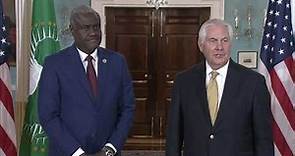 Secretary Tillerson Meets with African Union Chairperson Moussa Faki