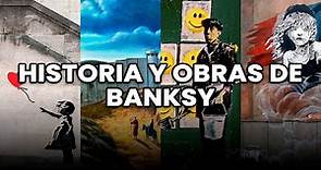 Las Obras de Arte Más Famosas de Banksy 😲👀 Biografía de Banksy | Arte Urbano