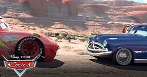 Rayo McQueen y Doc Hudson hacen una apuesta | Pixar Cars