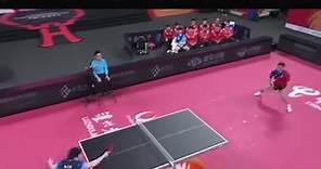 來看#樊振東 是怎么打削球手的??#比賽現場 #乒乓球 | 王开