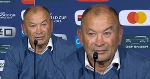 Emotional Eddie Jones reacts to huge Rugby World Cup loss to Wales