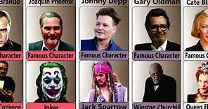 Most Famous Method Actors and Their Iconic Characters