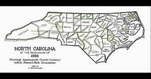 Watch the Formation of North Carolina's Counties