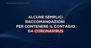 Emergenza Coronavirus: alcune raccomandazioni per contenere il contagio