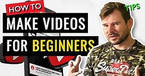How to Make A YouTube Video for Beginners From Scratch Using Only Laptop Camera (Save Time & Money)