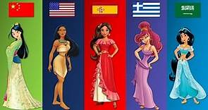 Disney Princesses From Different Countries