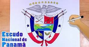 Aprende a dibujar el Escudo Nacional de Panama paso a pasoi