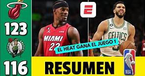 EL SHOW de JIMMY BUTLER con 35 puntos y Miami Heat SE ROBÓ UN TRIUNFO ante Boston Celtics | NBA