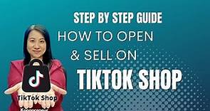 [FULL TUTORIAL] How To Sign Up TikTok Shop & Start Selling