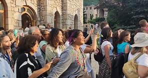 Miracle of Spinning Sun after Public Apparition with Visionary Marija Medjugorje