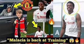 JUST IN! ✅ TYRELL MALACIA IS BACK AT TRAINING! 😱 MANCHESTER UNITED CONFIRMED