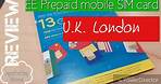 Review: EE prepaid SIM card London UK