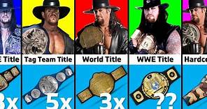 List Of The Undertaker All WWE Championship Wins