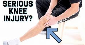 How to Know If You Have a Serious Knee Injury or Problem