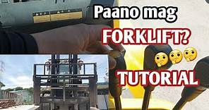 HOW TO OPERATE FORKLIFT |STEP BY STEP TUTORIAL