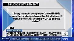 ABC News Live - GROUP CHAT: Writers resume negotiations...