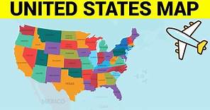 UNITED STATES MAP - Learn the States of USA on Map