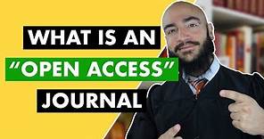 What is an Open Access Journal? | Academic Publishing