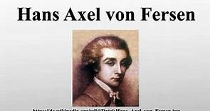 Hans Axel von Fersen