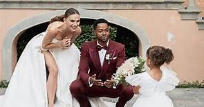 Jay Ellis Marries Nina Senicar at a Garden Wedding in Tuscany