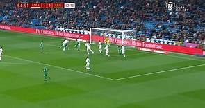 Gol de Gabriel Pires (1-2) en el Real Madrid 1-2 Leganés