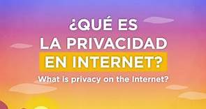 Ciencia animada UPM: Qué es la privacidad en internet