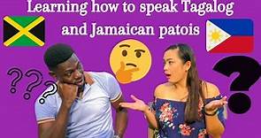 Jamaica 🇯🇲 | Philippine Learning how to speak Tagalog (philippine Language) and Jamaican Patios