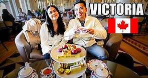 Ultimate Food Tour Of VICTORIA 🇨🇦 British Columbia! BEST Restaurants Food Guide