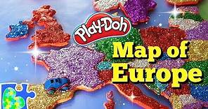 Map of Europe for Kids: Learn the Countries of Europe: Amazing Play-Doh Puzzle of the Continent!